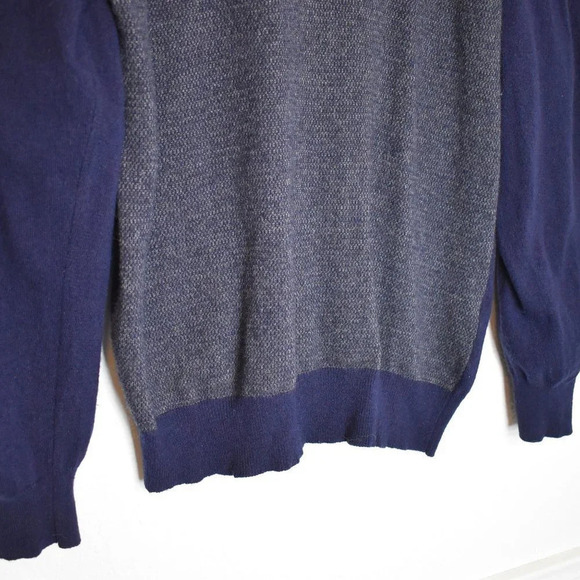 Filippo Riberti Mens Sz M Quarter Zip Knit Pullover Sweater Wool Cashmere Italy - Picture 6 of 13